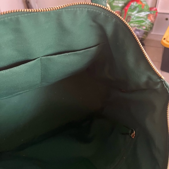 Coach Green Leather Tote - Picture 3 of 6